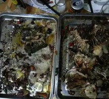 Charcoal-Grilled Live Fish