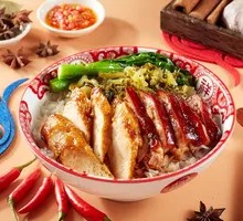 Longjiang Pig Trotter and Meat Roll Rice