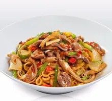 Spicy Sour Chicken Offal Dry Noodles