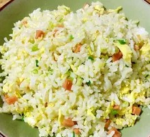 Egg and Sausage Fried Rice