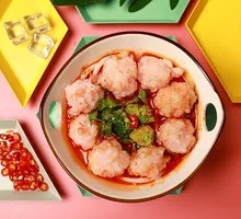 Golden Sour Shrimp Dumpling Noodles