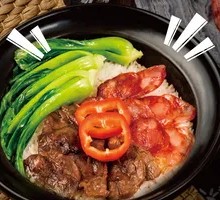 Beef and Preserved Meat Clay Pot Rice