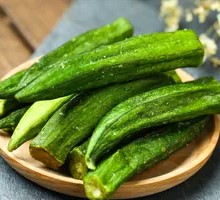Charcoal-Grilled Okra