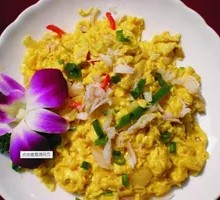 Scrambled Eggs with Green Onions