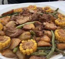Corn and Green Bean Stewed Pork Ribs