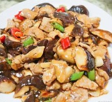Sautéed Pork with Mushrooms