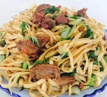Beef Stir-Fried Handmade Noodles