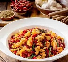 Spicy Frog and Shrimp Stir-fry