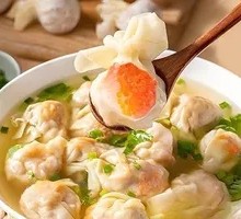 Crab Roe Shrimp Dumplings