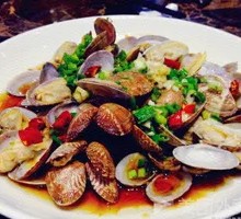 Scallion Oil Clams