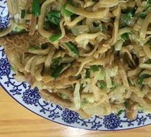 Beef Tripe and Rice Cake