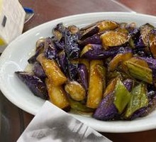 Eggplant with Rice Cake Stir-fry
