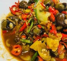 Stir-Fried Snails