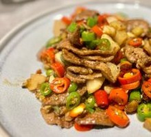 Cantonese-style Stir-fried Pig Liver
