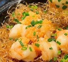 Steamed Fish-flavored Shrimp with Vermicelli