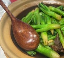Chicken Gizzard Balls with Guangdong Bok Choy