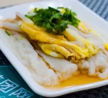 Shrimp and Minced Pork Rice Noodle Roll