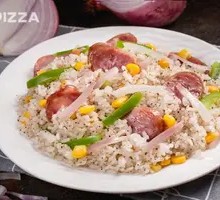 Italian Black Pepper Sausage Rice Bowl