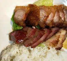 Char Siu and Roast Pork Rice