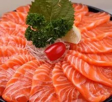 Salmon and Tiger Shrimp Sashimi Platter