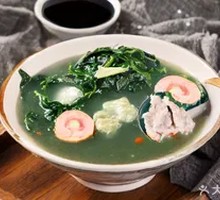 Pork and Goji Leaf Soup Rice