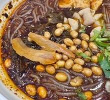 Blood Sausage and Intestine Noodles