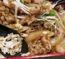 Onion Beef Rice Bowl