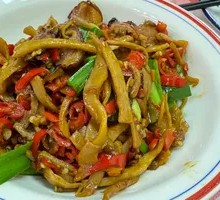 Smoked Bamboo Shoots with Preserved Pork