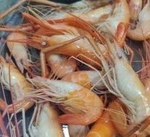 Steamed River Shrimp