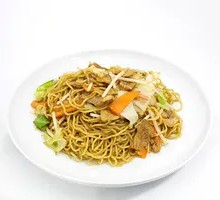 Egg and Meat Steamed Noodles