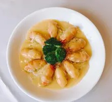 Cheese Vermicelli Baked Prawn