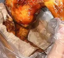 Hanging Roasted Chicken Leg