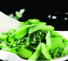 Ginger Stir-Fried Mustard Greens