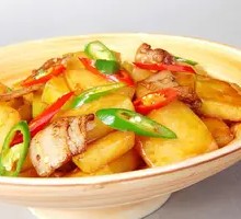 Winter Melon Stir-Fried with Pork Slices