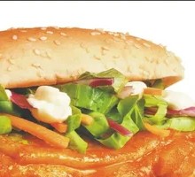 Grilled Chicken Leg Burger