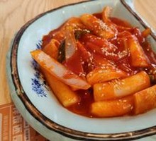 Kimchi Fried Rice Cake