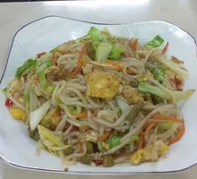 Barbecue Pork Fried Noodles