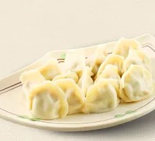 Chinese cabbage and pork dumplings