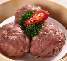 Tangerine Peel Steamed Beef Balls