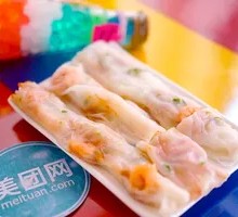 Char Siu Shrimp Rice Noodle Roll