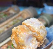 Bamboo Tube Tangerine Peel Meatballs