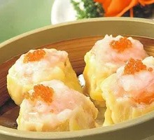 Crab Roe Steamed Dumplings