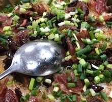 Lotus Leaf Rice with Preserved Meat