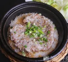 Head Vegetable Pork Patty Baozi Rice