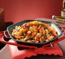 Perilla Clam and Frog Stir-fry