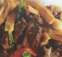 Braised Beef and Tofu Skin Rice