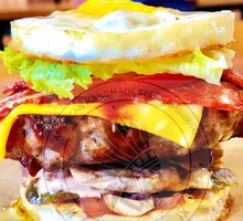 Double Egg Beef Cheese Burger