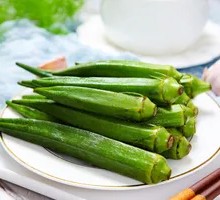 Charcoal-grilled Okra