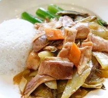 Sour Cabbage Pork Tripe Rice