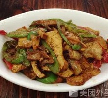 Fried Pork with Tofu Skin Rice